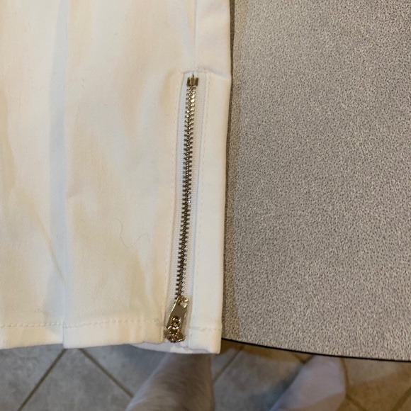 White House Black Market White The Jegging Crop Pants sz 4 - Picture 7 of 7